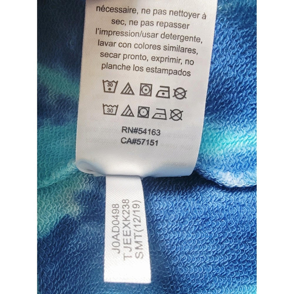 Tommy Hilfiger L Tie Dye Sweatshirt‎ Dress Long Sleeve Casual Comfy Cotton Large - Picture 8 of 12